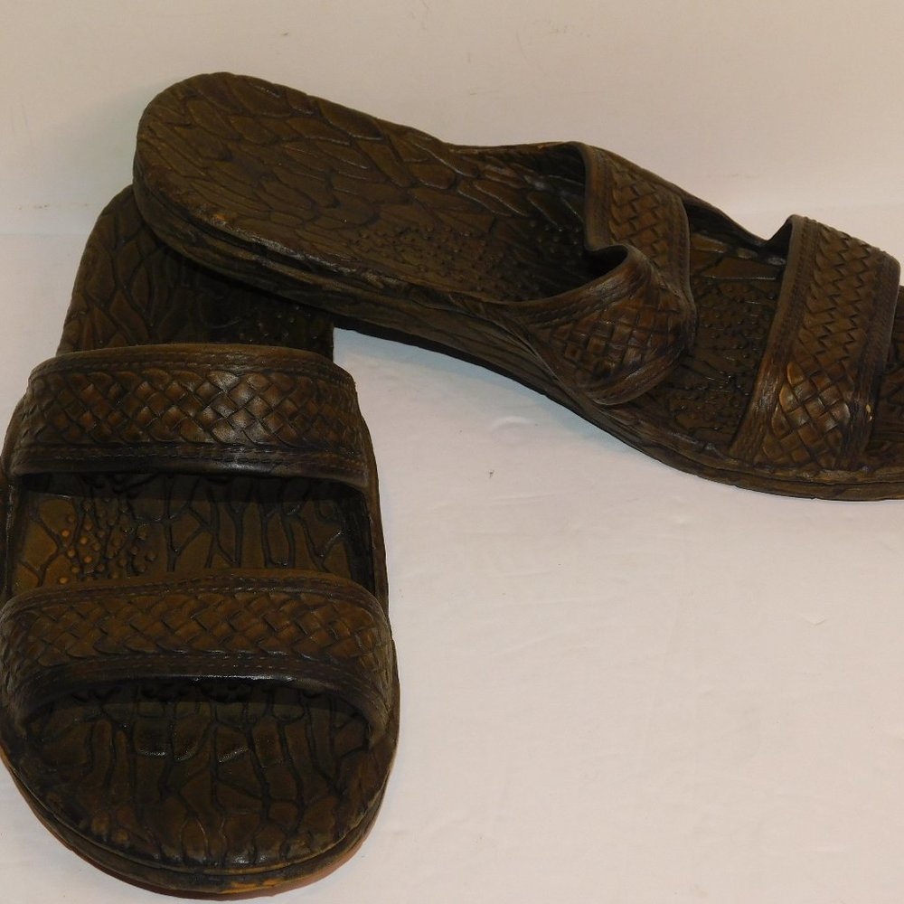 Pali Hawaii Rubber Slides Sandals Slip Ons